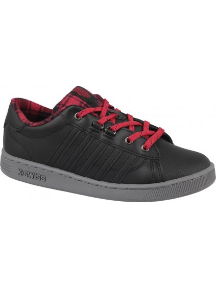 ČERNÉ TENISKY K-SWISS HOKE PLAID