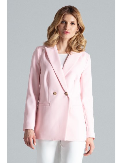 Dámské růžové sako