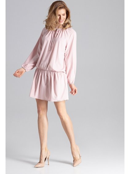 Růžové krátké šaty