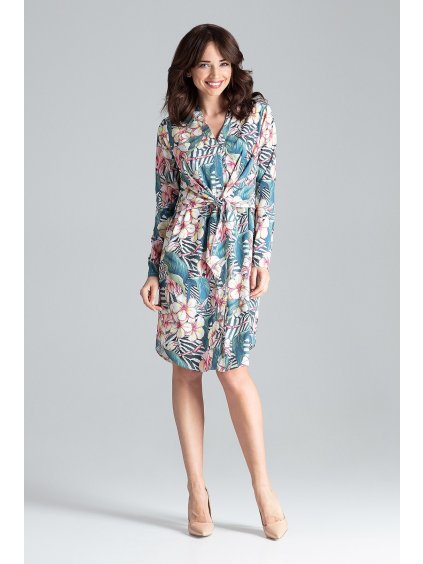 Dámské šaty s květinovým vzorem