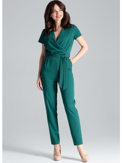Zelený dámský overal