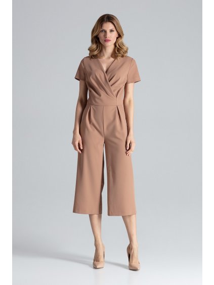 Hnědý dámský overal M664 Brown