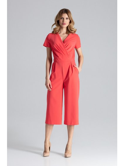 Korálový dámský overal M664 Coral