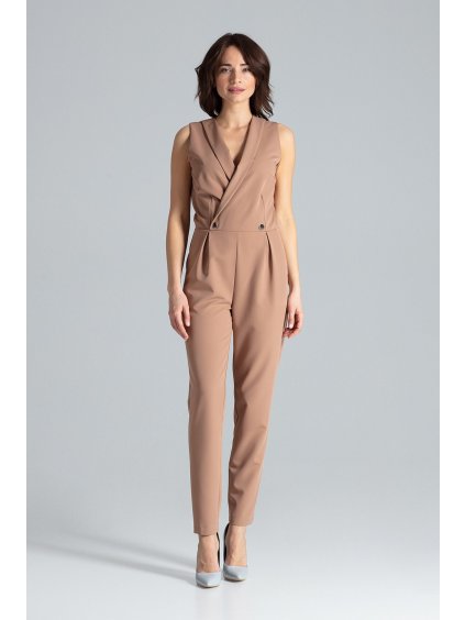 Elegantní overal L040 Brown