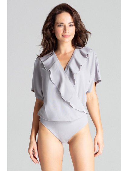 Body s volánem L067 Grey
