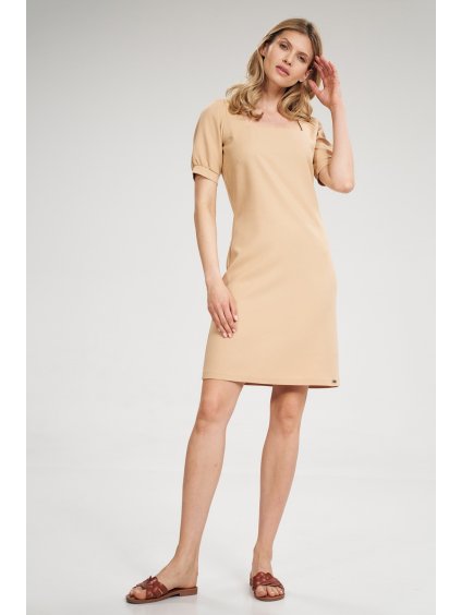 Béžové šaty