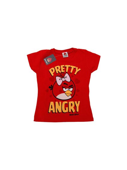 Angry Birds červené dívčí tričko