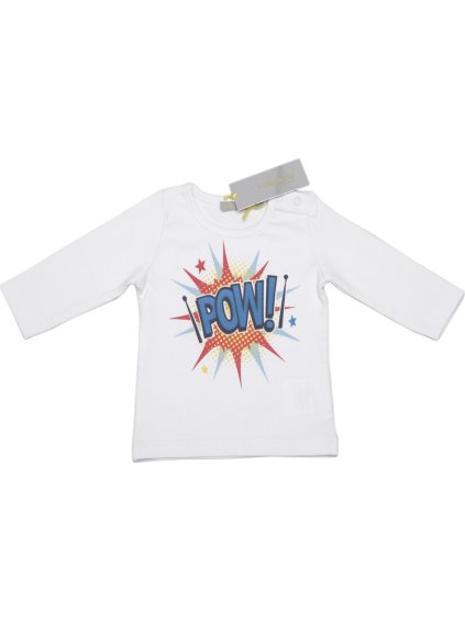 Tricky Tracks bílé chlapecké tričko POW!