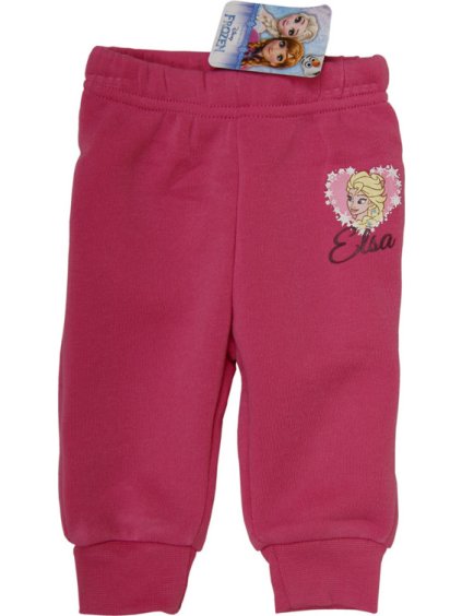 Ledové království růžové baby tepláky s Elsou