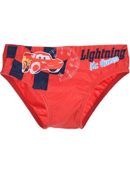 Auta - chlapecké červené plavky s McQeenem
