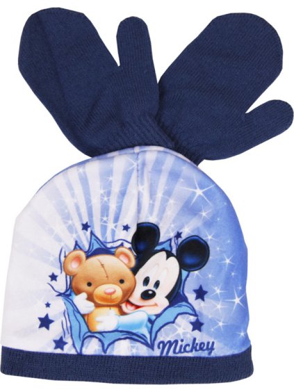 Mickey Mouse tmavě modrý zimní set