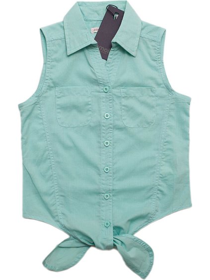 Emoi modré košilové tílko pro holky