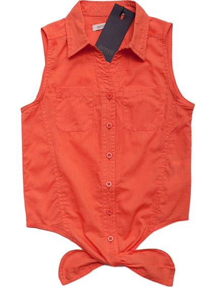 Emoi oranžové košilové tílko pro holky