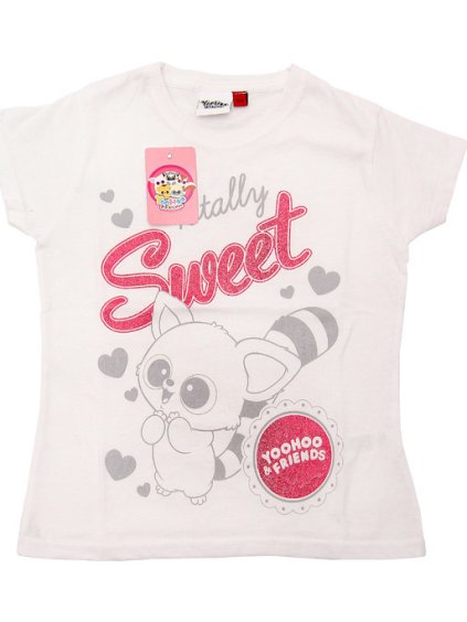 YooHoo Friends bílé dívčí tričko