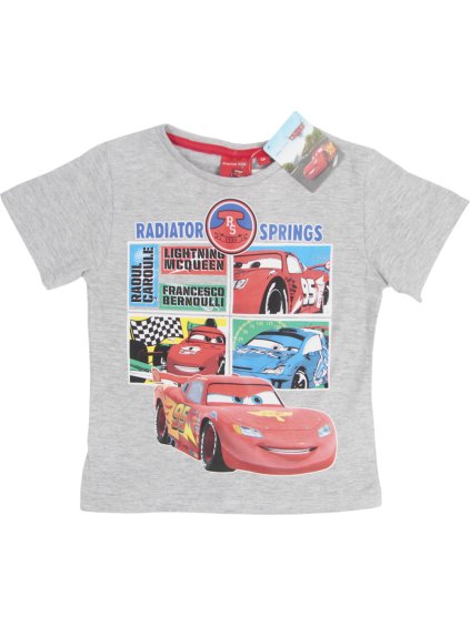 Cars šedé tričko pro kluky