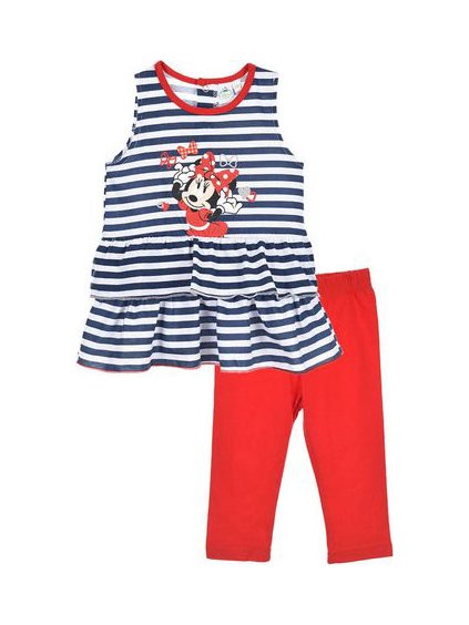 DISNEY MINNIE MOUSE DÍVČÍ SET ŠATY+LEGÍNY