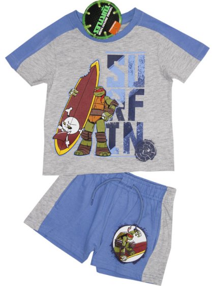 Želvy Ninja šedý chlapecký set