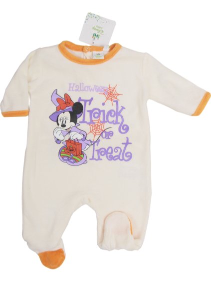 Minnie Mouse dívčí smetanové dupačky