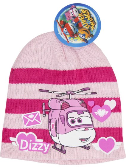 Super Wings dívčí růžová čepice (Velikost 52)