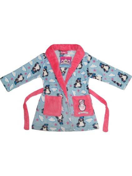 Hatchimals dívčí modro-růžový župan (Velikost 98)