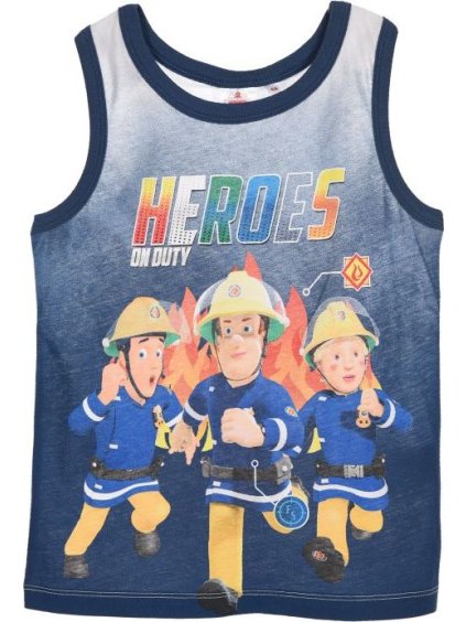 Požárník Sam bílá chlapecká souprava