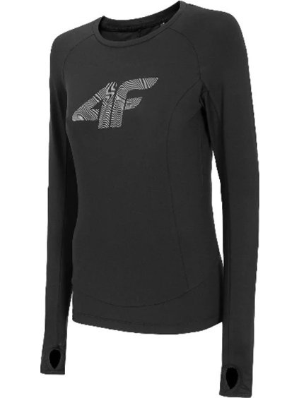 Šedé dámské tričko 4F Women's Functional Longsleeve H4L20-TSDLF001-20S (Velikost XS)