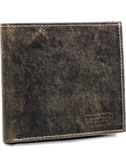 Pánská hnědá kožená peněženka Cavaldi B006