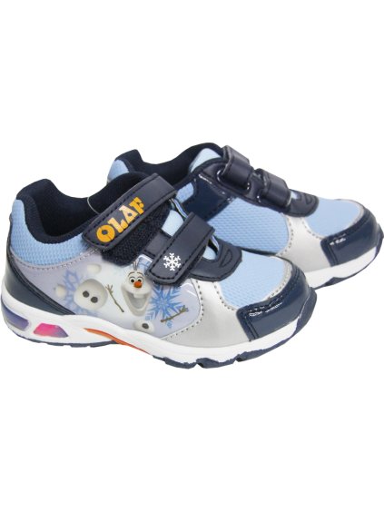 Ledové království svítící tenisky na suchý zip