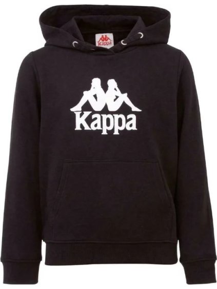 Černá mikina Kappa Taino Kids Hoodie (Velikost 128)
