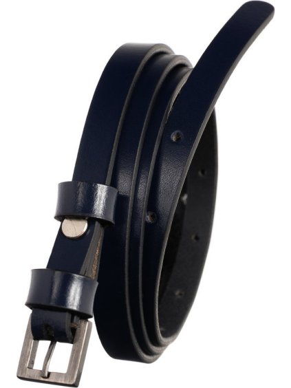 ROVICKY Tmavě modrý úzký dámský opasek