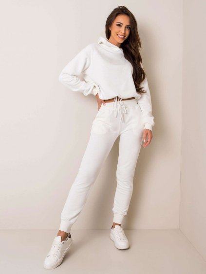 Smetanová dámská tepláková souprava