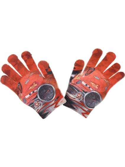 Disney Cars červené chlapecké rukavice