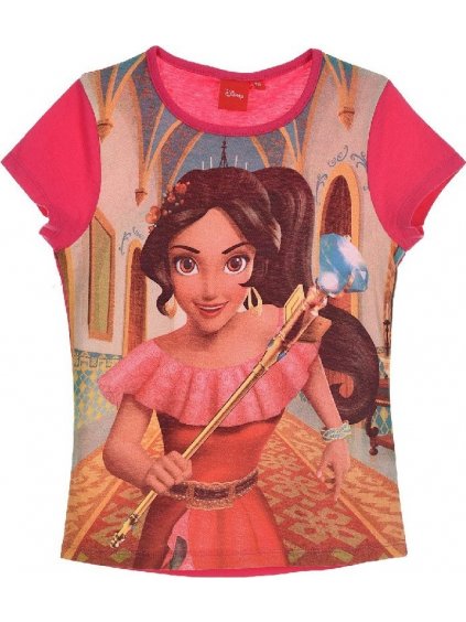 ELENA FROM AVALOR RŮŽOVÉ DÍVČÍ TRIČKO S POTISKEM