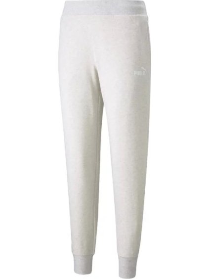 Bílé tepláky Puma Essential Logo Pants