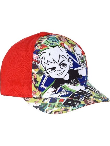 Červená kšiltovka Ben 10