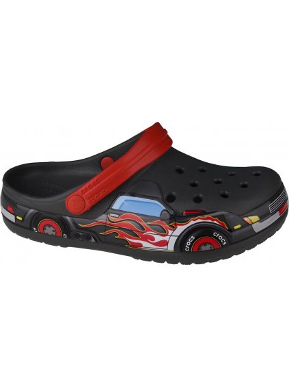 ČERNÉ CHLAPECKÉ NAZOUVÁKY CROCS FUN LAB TRUCK BAND CLOG