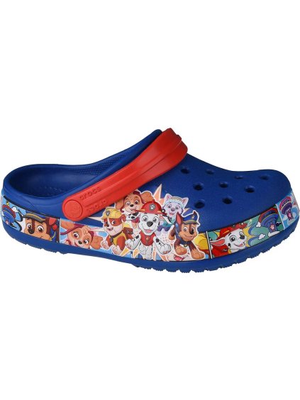 Modré chlapecké nazouváky Crocs Fun Lab Paw Patrol
