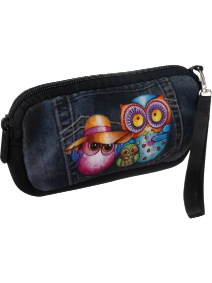 Loren džínové pouzdro s motivem sov