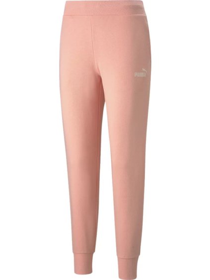 Meruňkové dámské tepláky Puma Essential Logo Pants