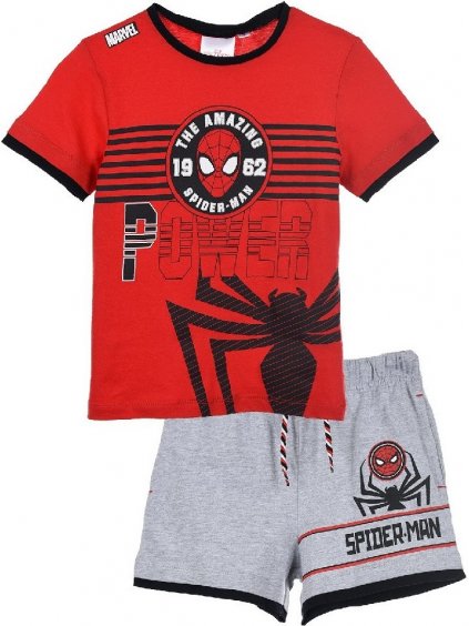 SPIDER-MAN CHLAPECKÝ SET TRIČKO + ŠORTKY