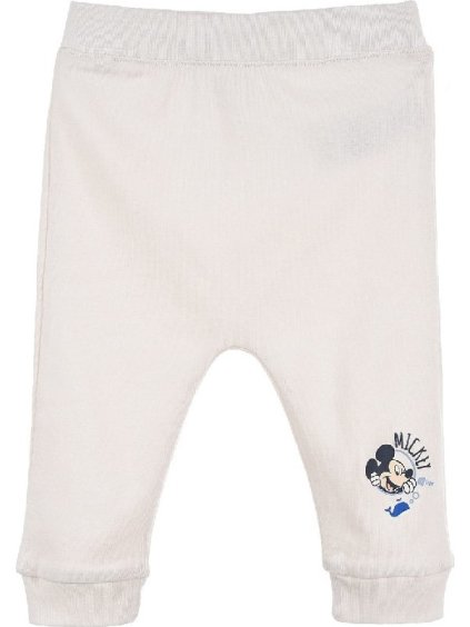 Smetanové dětské tepláky Mickey Mouse
