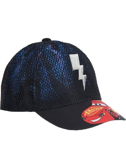 Černá chlapecká kšiltovka Cars