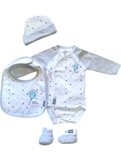 Hechter Studio Šedo-bílý chlapecký set