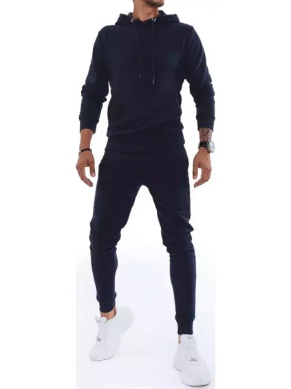 Tmavě modrá pánská tepláková souprava