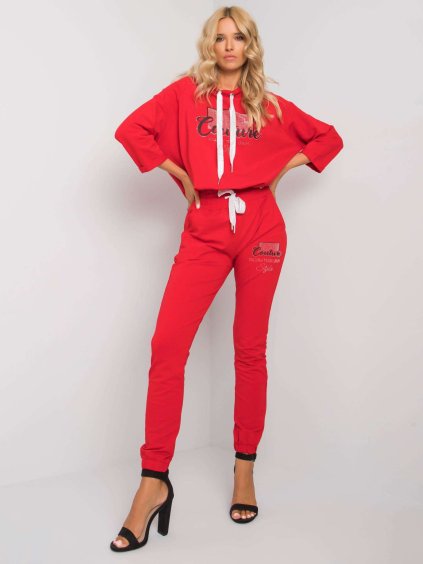 Červený komplet Couture
