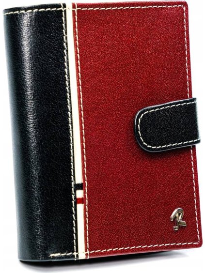 Červeno-černá pánská peněženka Rovicky  L007