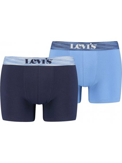 MODRÁ SADA BOXEREK LEVI'S BOXER 2 PAIRS BRIEFS