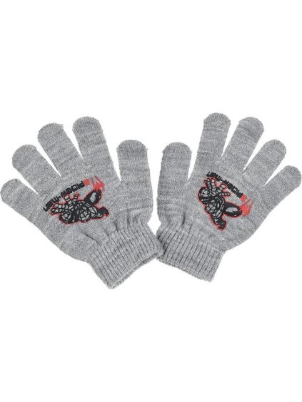 Šedé rukavice Spider-Man