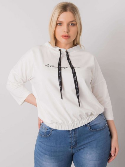 Smetanové dámské tričko s nápisem