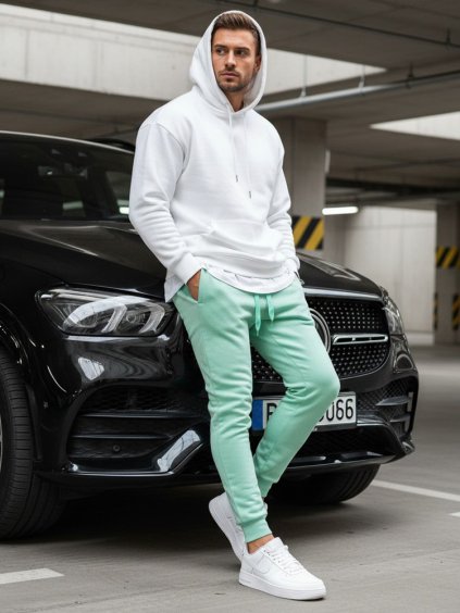 Mintové pánské tepláky